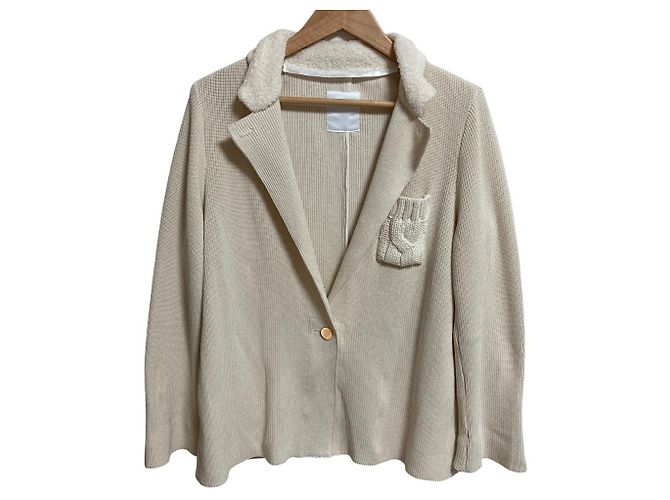 Autre Marque Harikae Strickjacke Beige