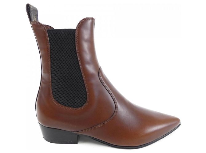 Botas Louis Vuitton Castaño