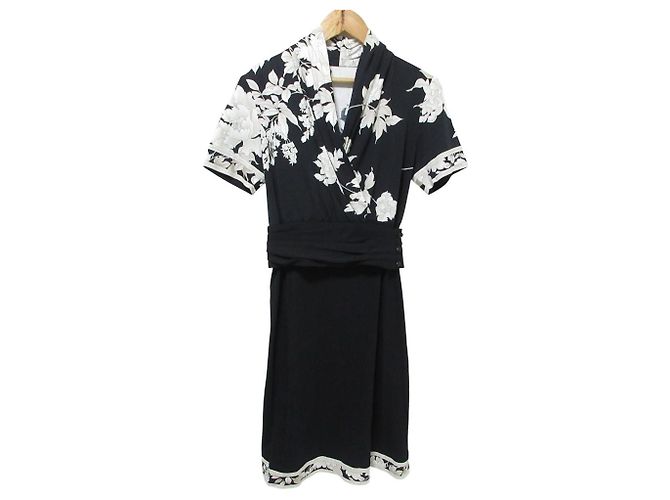 Autre Marque Vestido con Estampado Floral LEONARD Negro