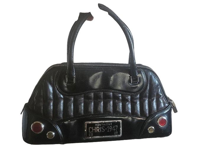 Dior Handtasche aus schwarzem Leder