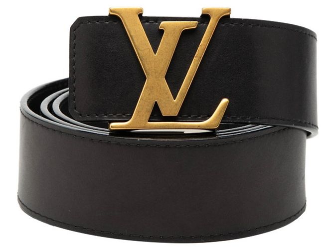 LV Initials Gürtel von Louis Vuitton Schwarz Golden