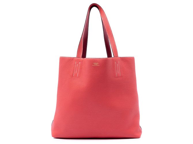 Hermès Rojo Clemence Double Sens 36 Roja
