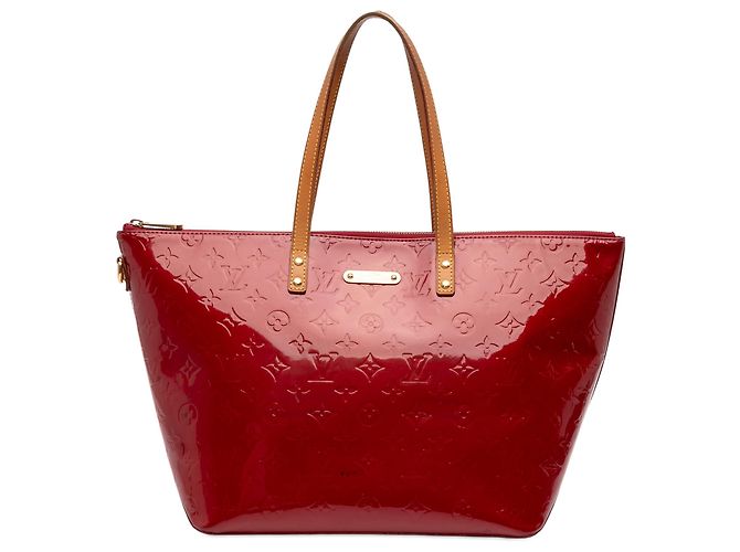 Louis Vuitton Red Monogram Vernis Bellevue GM