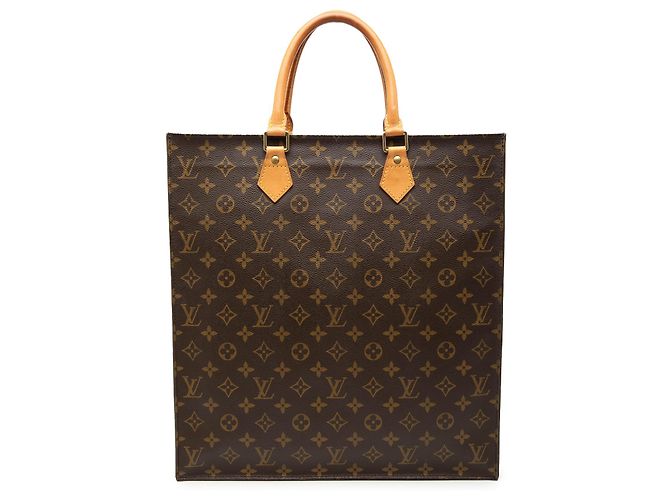 Louis Vuitton Brown Monogram Sac Plat