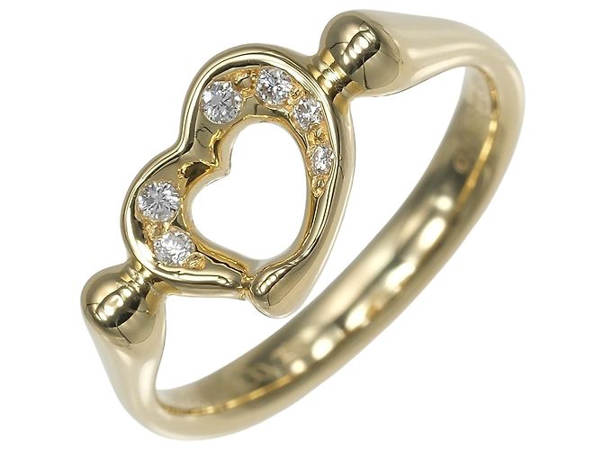 Anillo Open Heart en Oro Amarillo Tiffany & Co. Dorado