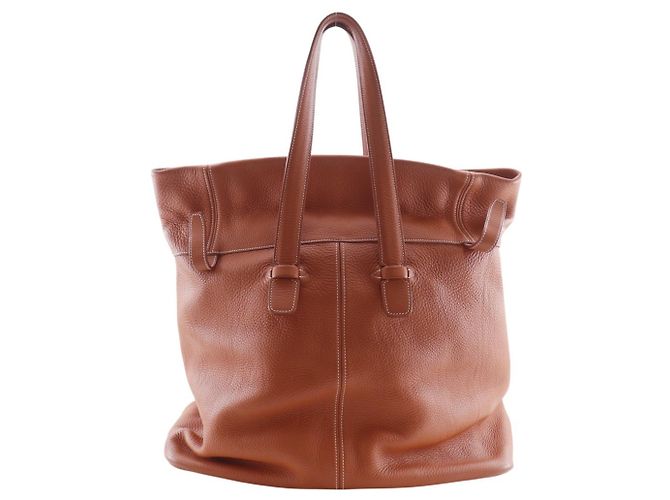 Hermès Tar Tote Tasche Braun Taurillon Clemence Leder