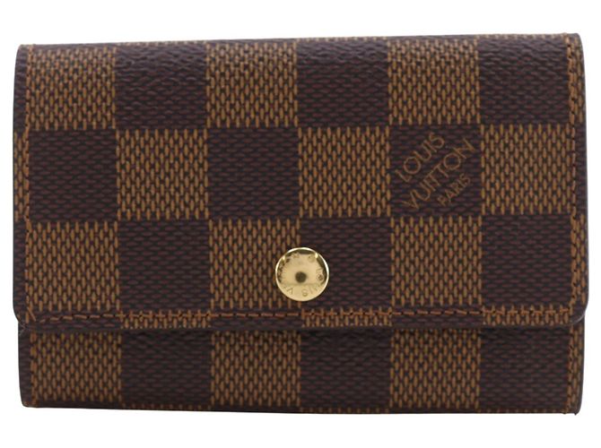 Louis Vuitton Multicles 6 Key Case Brown