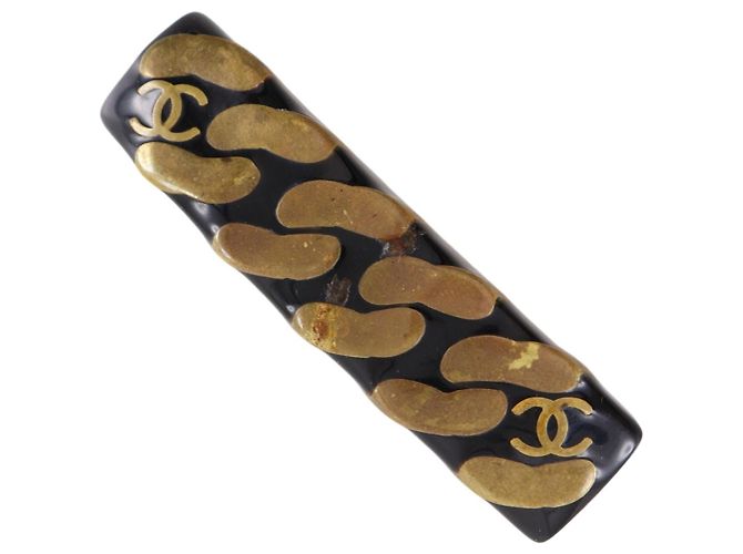 Fermaglio Coco Mark di Chanel Nero D'oro