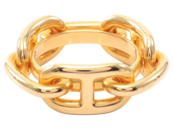 Ring Anello per sciarpa Chaine d'Ancre di Hermès in oro D'oro