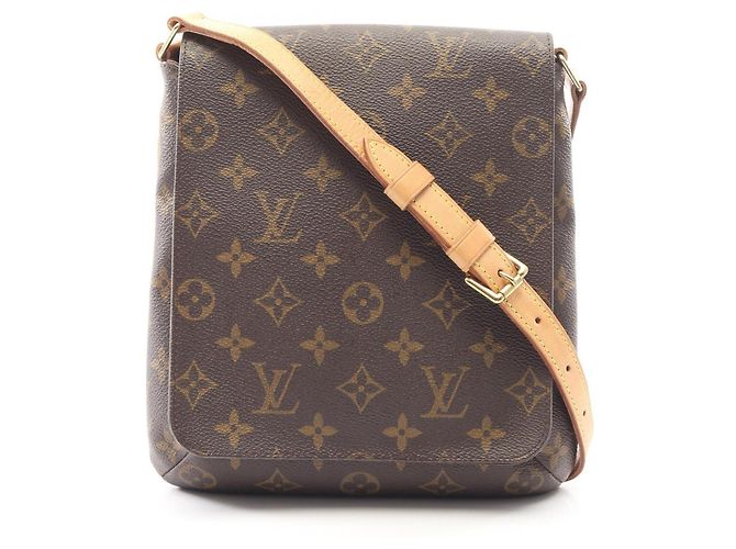 Borsa Musette Salsa Louis Vuitton Marrone