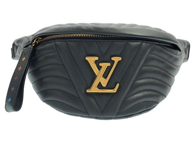 Borsa a Spalla Louis Vuitton New Wave Bumbag M53750 Nero