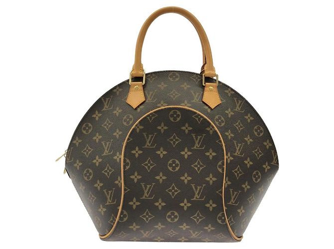 Borsa Louis Vuitton Monogram Ellipse MM Marrone
