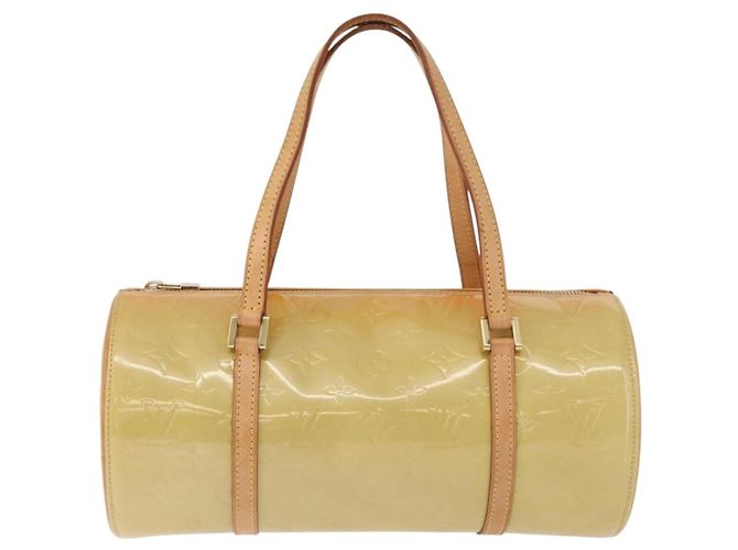 Louis Vuitton Bedford Handtasche Monogram Vernis PM Beige