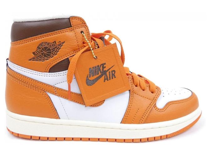 Autre Marque Nike JORDAN Sneaker Weiß Orange