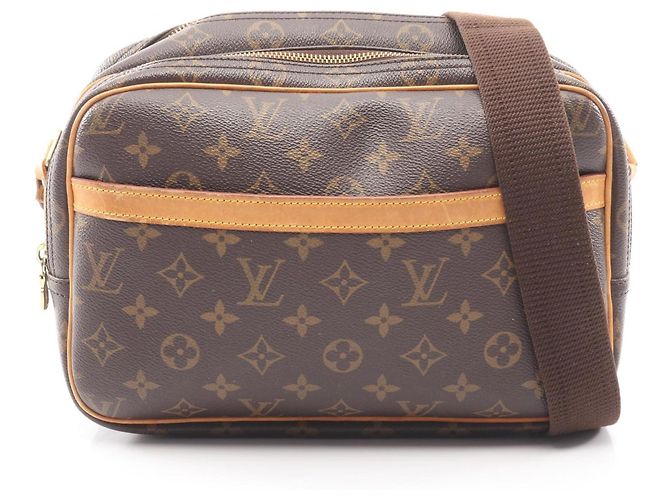 Bolsa de Ombro Reporter PM Louis Vuitton Marrom Monograma
