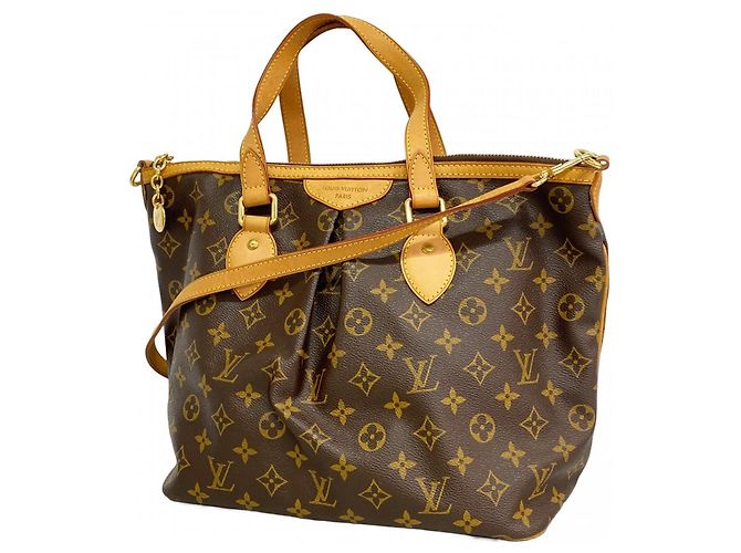 Borsa Louis Vuitton Monogram Palermo PM Marrone