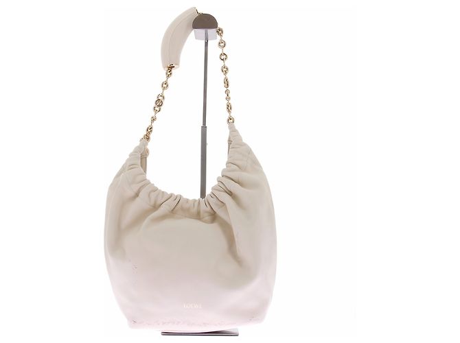 Loewe Squeeze bag beige leather