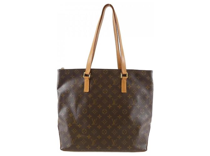 Sac à main Louis Vuitton Monogram Cabas Mezzo Marron