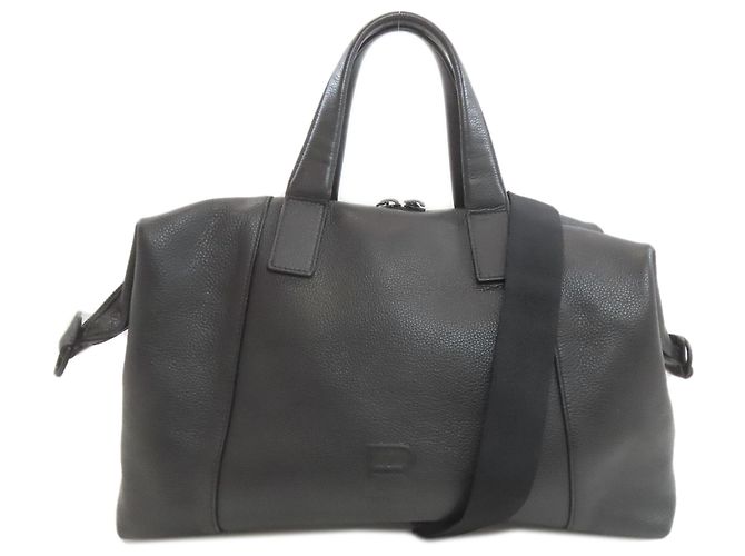 Bolsa de couro 2 em 1 Balenciaga Preto