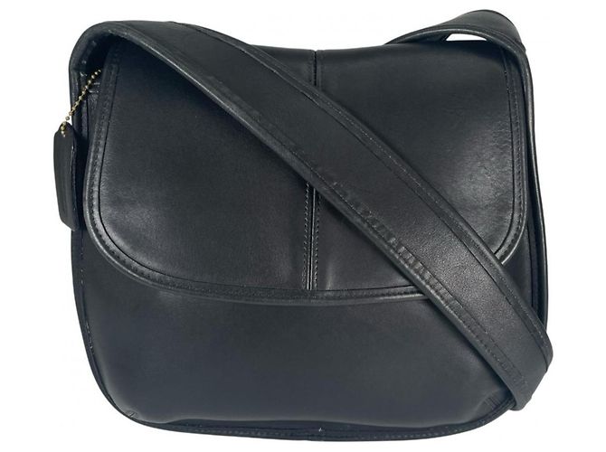Borsa a Spalla Coach Ergo Flap Nero