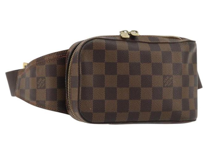 LOUIS VUITTON Borsa a Spalla Geronimos Damier Ebene N51994 LV Auth 157020