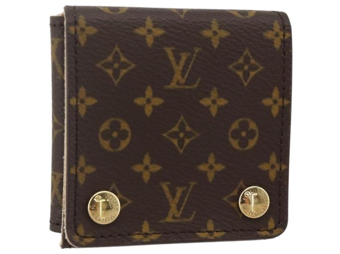 LOUIS VUITTON Monogram Schmuckkästchen Schmuckbox LV Auth 175662A Monogramm