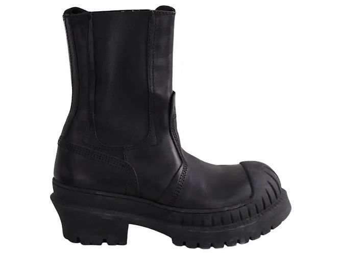 Acne Black biker boots