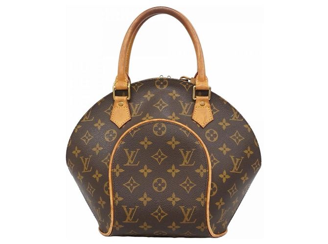 Louis Vuitton Ellipse PM Handbag Brown Beige Light brown