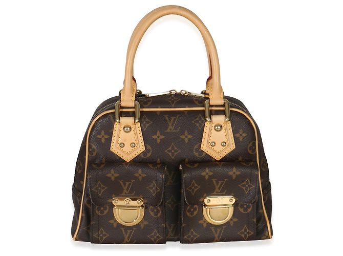 Borsa Manhattan PM in tela Monogram Louis Vuitton Marrone