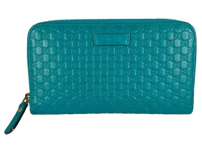 Cartera Larga MicroGuccissima Azul Gucci