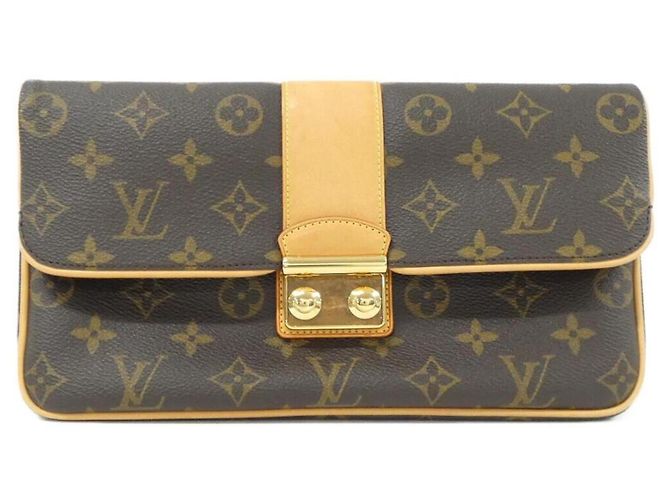Pochette Slim Monogram Louis Vuitton (Sofia Coppola) M42427 Marron Monogramme