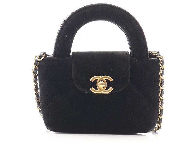 Borsa a Spalla 2 in 1 Chanel Matelassé Nero