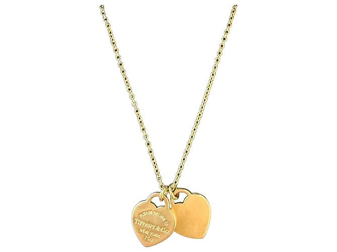 Tiffany & Co Collana Doppio Cuore Tiffany and Co D'oro