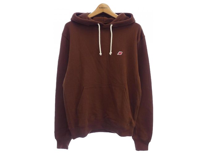 Autre Marque Moletom com capuz New Balance Marrom