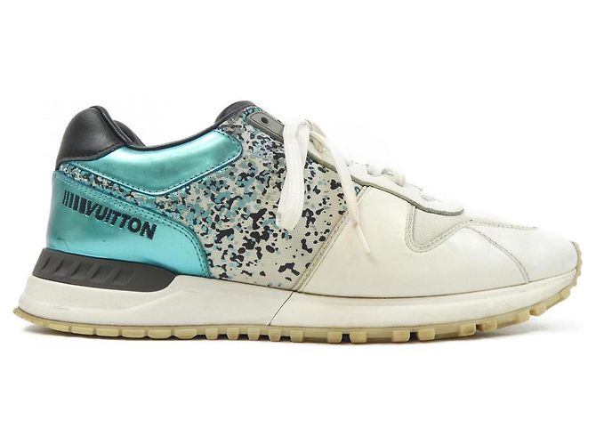 Sneakers Run Away di Louis Vuitton Bianco Verde