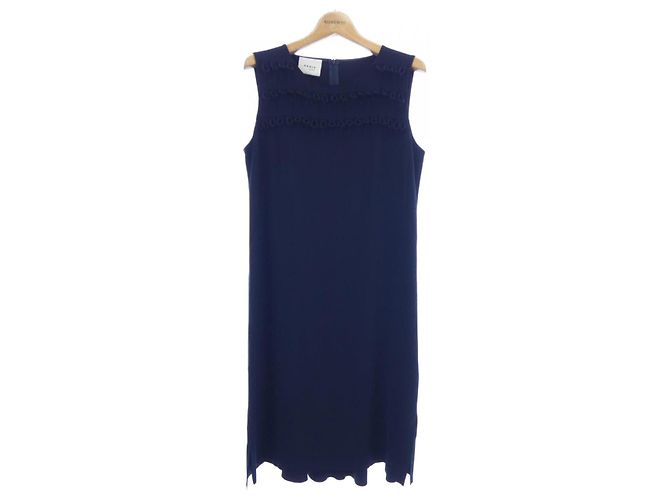 Autre Marque Akris Kleid Blau Marineblau