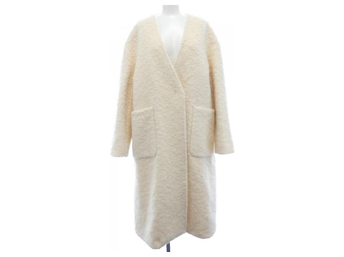 Autre Marque Drawer Wool Coat Beige