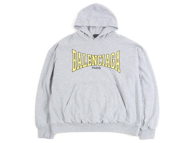 Balenciaga Boxing Lined Hoodie Grau