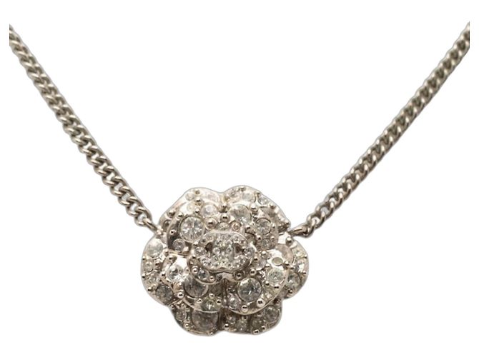 Collana Chanel Camelia Coco Mark Argento