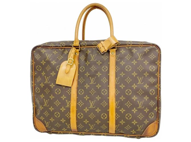 Borsa Boston Louis Vuitton Monogram Sirius 45 Marrone