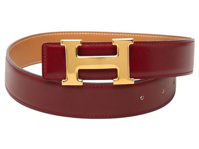 Hermès Hermes Constance H-Belt Red Beige