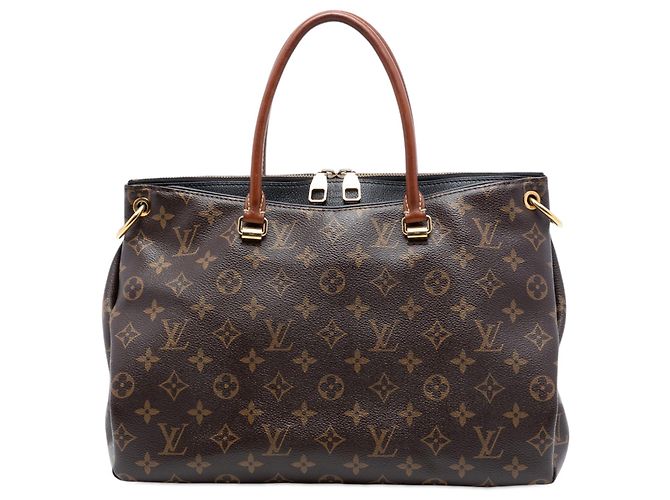 Louis Vuitton Borsa Pallas MM Monogramma Marrone