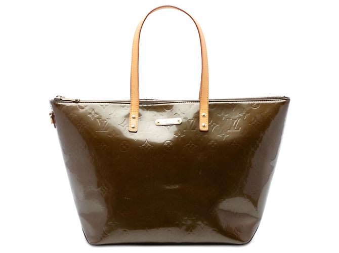 Louis Vuitton Marrone Monogram Vernis Bellevue GM