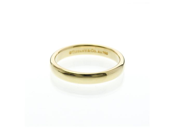 Tiffany & Co Anillo de banda de oro amarillo de 18K Tiffany Dorado