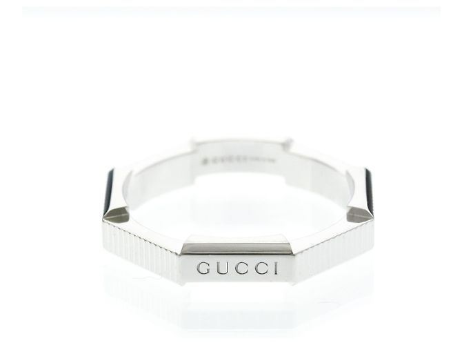 Anillo Gucci Link To Love en Oro Blanco Plata