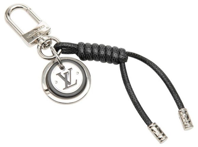 Louis Vuitton Damier Graphite Keyring Black Damier ebene