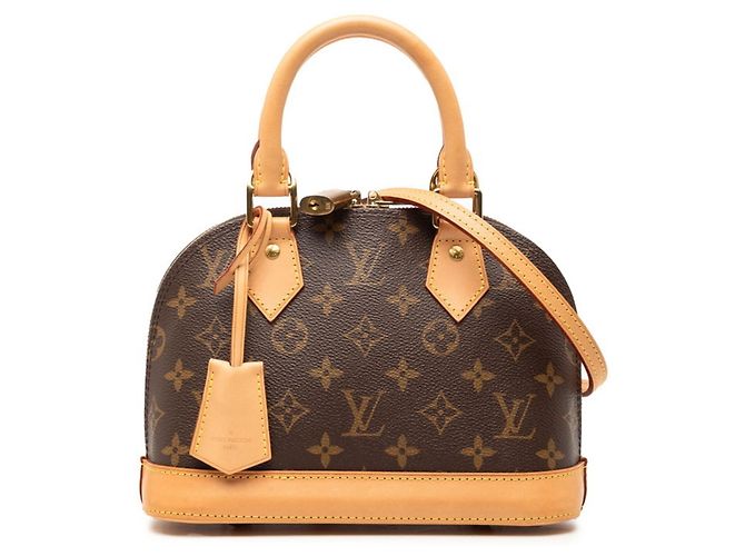Sac à main Alma BB Monogram Louis Vuitton Marron Monogramme