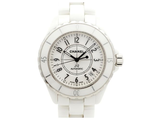 Chanel J12 H0970 White Dial Men's Watch