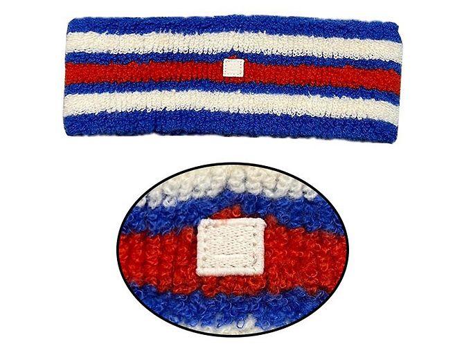 Faixa de cabeça em terry com logo Acne Small Face