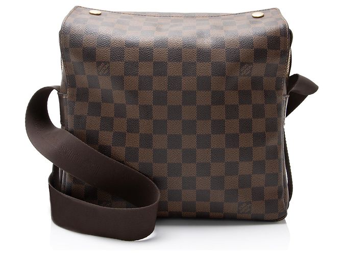 Messenger Naviglio Damier Ebene Louis Vuitton Marrone